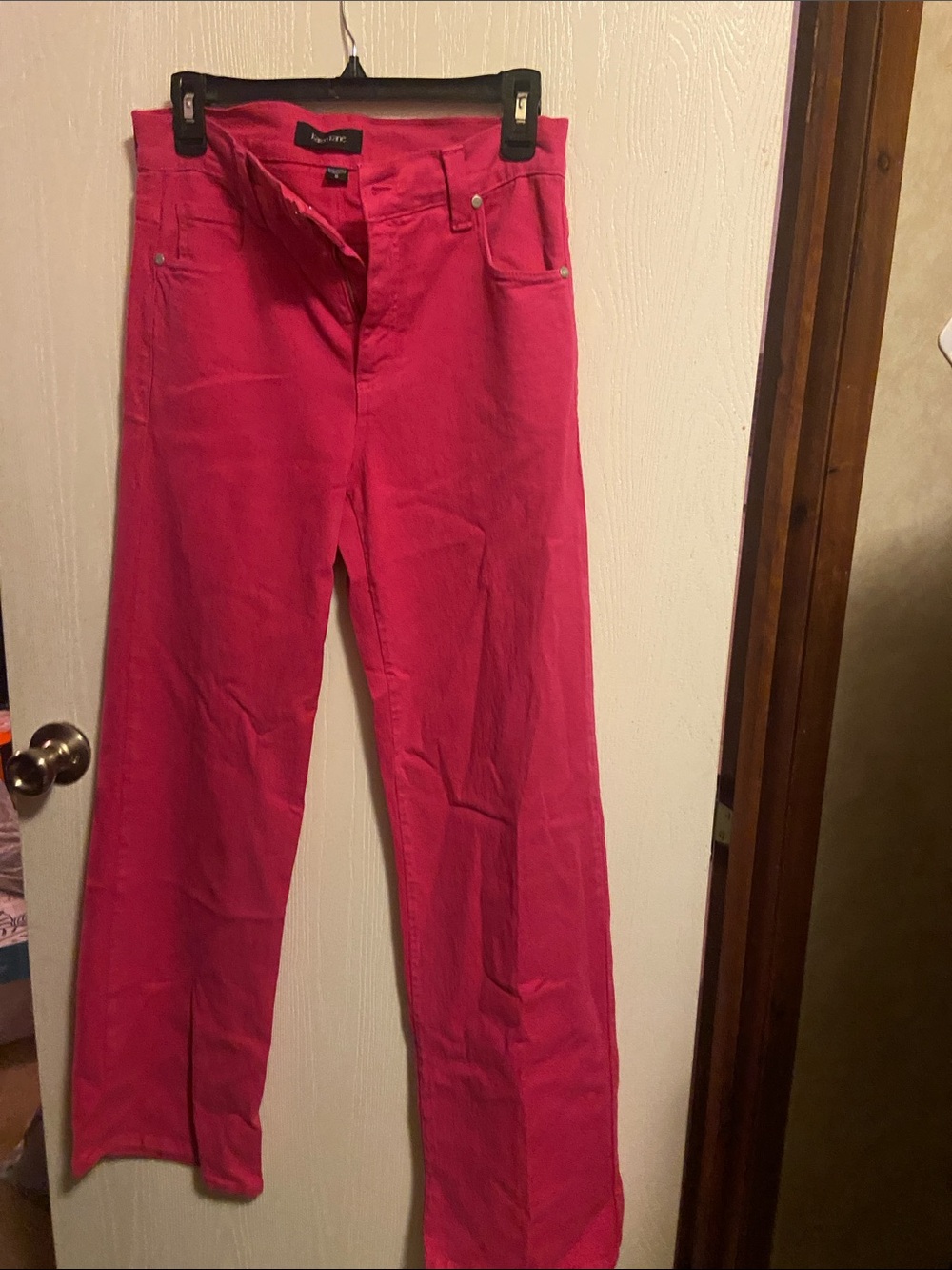 Karen Kane Hot Pink Flare Jeans